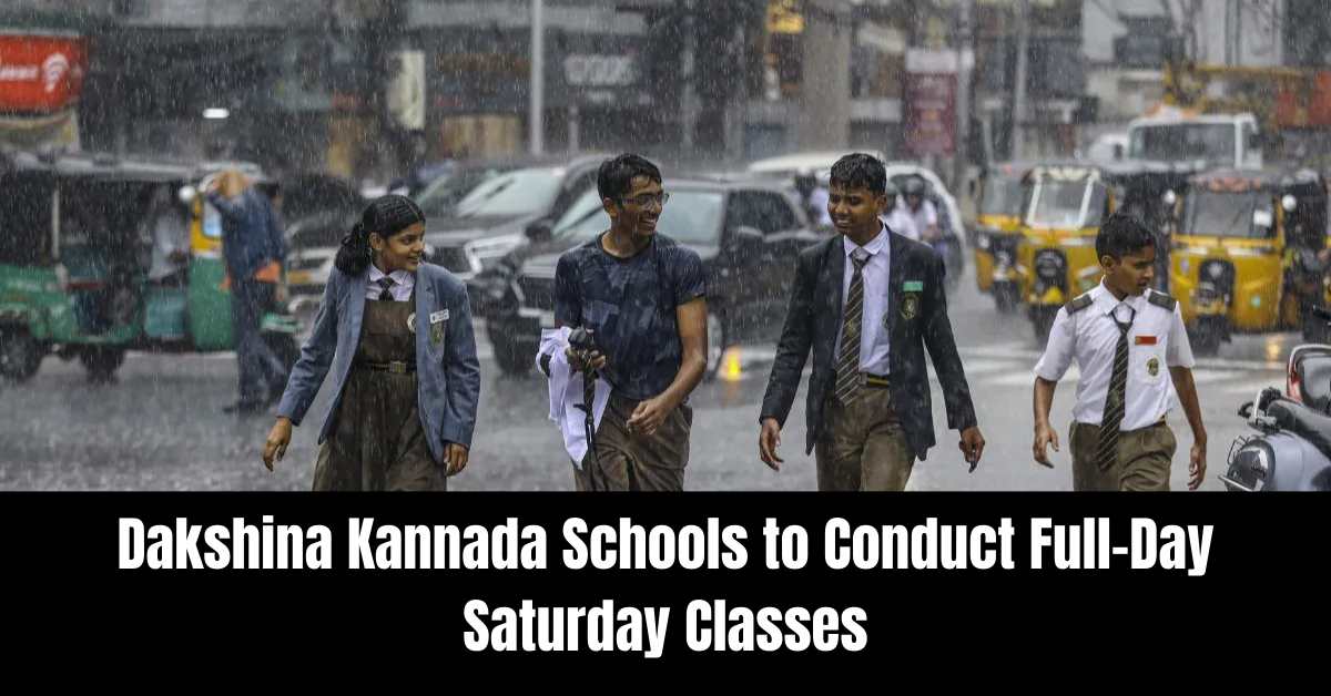 Dakshina Kannada Schools to Conduct Full-Day Saturday Classes to Compensate Rain Holidays